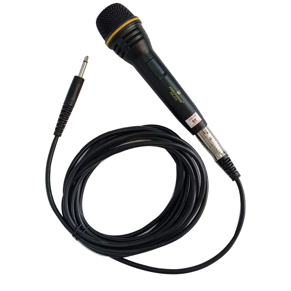 High Quality Wired Handheld Mic Sri Lanka for Singing Freepower AK-219  Skyray Electronics And Gadgets Store